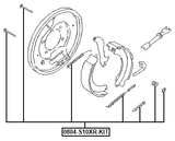 0804-S10XR-KIT - BRAKE SHOE FITTING KIT