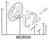 0804-S10XTR-KIT - BRAKE SHOE FITTING KIT