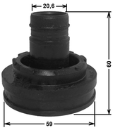 0815-LEGSA - DRIVE SHAFT CV JOINT BOOT 59X60X20.6