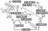 0820-G13 - BALL JOINT REAR UPPER ARM