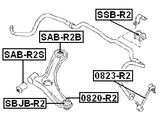 0820-R2 - BALL JOINT FRONT LOWER ARM