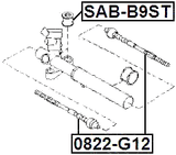 0822-G12 - STEERING TIE ROD