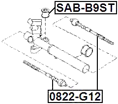 0822-G12 - STEERING TIE ROD