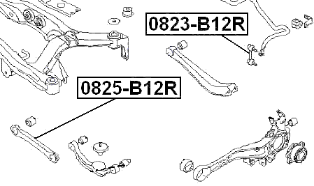 0823-B12R - REAR STABILIZER LINK