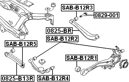 0829-001 - CAMBER ADJUSTING ECCENTRIC BOLT