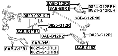 0829-002-KIT - REPAIR KIT, CAMBER ADJUSTING ECCENTRIC BOLT