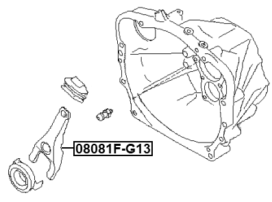 0881F-G13 - CLUTCH RELEASE FORK