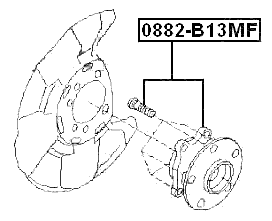 0882-B13MF - FRONT WHEEL HUB