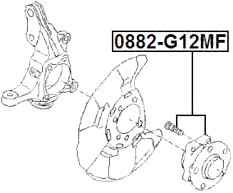 0882-G12MF - FRONT WHEEL HUB