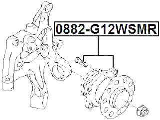 0882-G12WSMR - REAR WHEEL HUB