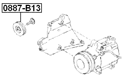 0887-B13 - PULLEY TENSIONER KIT