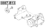 0887-B13 - PULLEY TENSIONER KIT