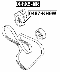 0890-B13 - BELT TENSIONER