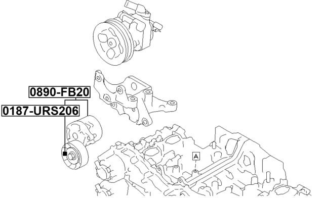 0890-FB20 - BELT TENSIONER