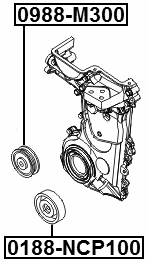 0988-M300 - PULLEY IDLER