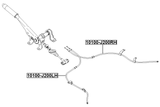 10100-J200RH - PARKING BRAKE CABLE, RIGHT