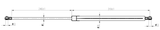 10117-002 - BOOT GAS STRUT L585/500N