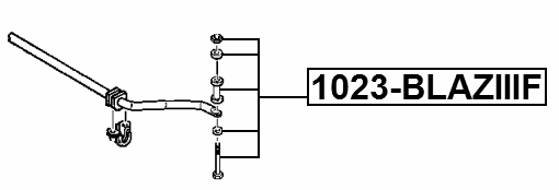 1023-BLAZIIIF - FRONT STABILIZER LINK / SWAY BAR LINK