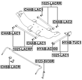 1025-LACRR - REAR TRANSVERSE LINK