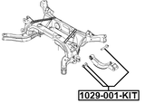 1029-001-KIT - REPAIR KIT, CAMBER ADJUSTING ECCENTRIC BOLT