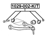 1029-002-KIT - REPAIR KIT, CAMBER ADJUSTING ECCENTRIC BOLT