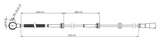 10606-001 - ABS SENSOR FRONT LEFT
