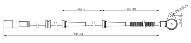 10606-002 - ABS SENSOR FRONT RIGHT