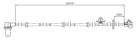 10606-007 - ABS SENSOR FRONT RIGHT