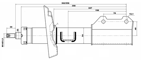 10660618FR - SHOCK ABSORBER FRONT RIGHT