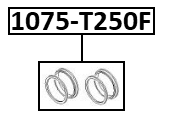1075-T250F - FRONT BRAKE CALIPER REPAIR KIT (SET FOR TWO SIDES)