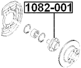 1082-001 - FRONT WHEEL HUB