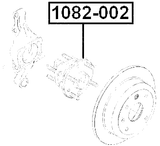 1082-002 - REAR WHEEL HUB
