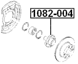 1082-004 - FRONT WHEEL HUB