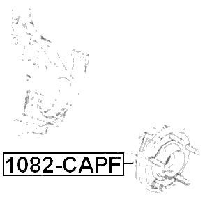 1082-CAPF - FRONT WHEEL HUB