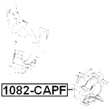 1082-CAPF - FRONT WHEEL HUB