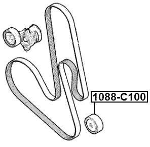 1088-C100 - PULLEY IDLER KIT