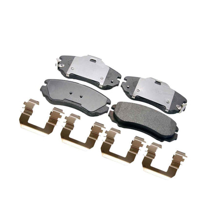 1201-ELANF - PAD KIT, DISC BRAKE, FRONT - KIT (WITH ANTI SQUEAL SHIM, WITH BRACKETS) Braking System, Brake Pads