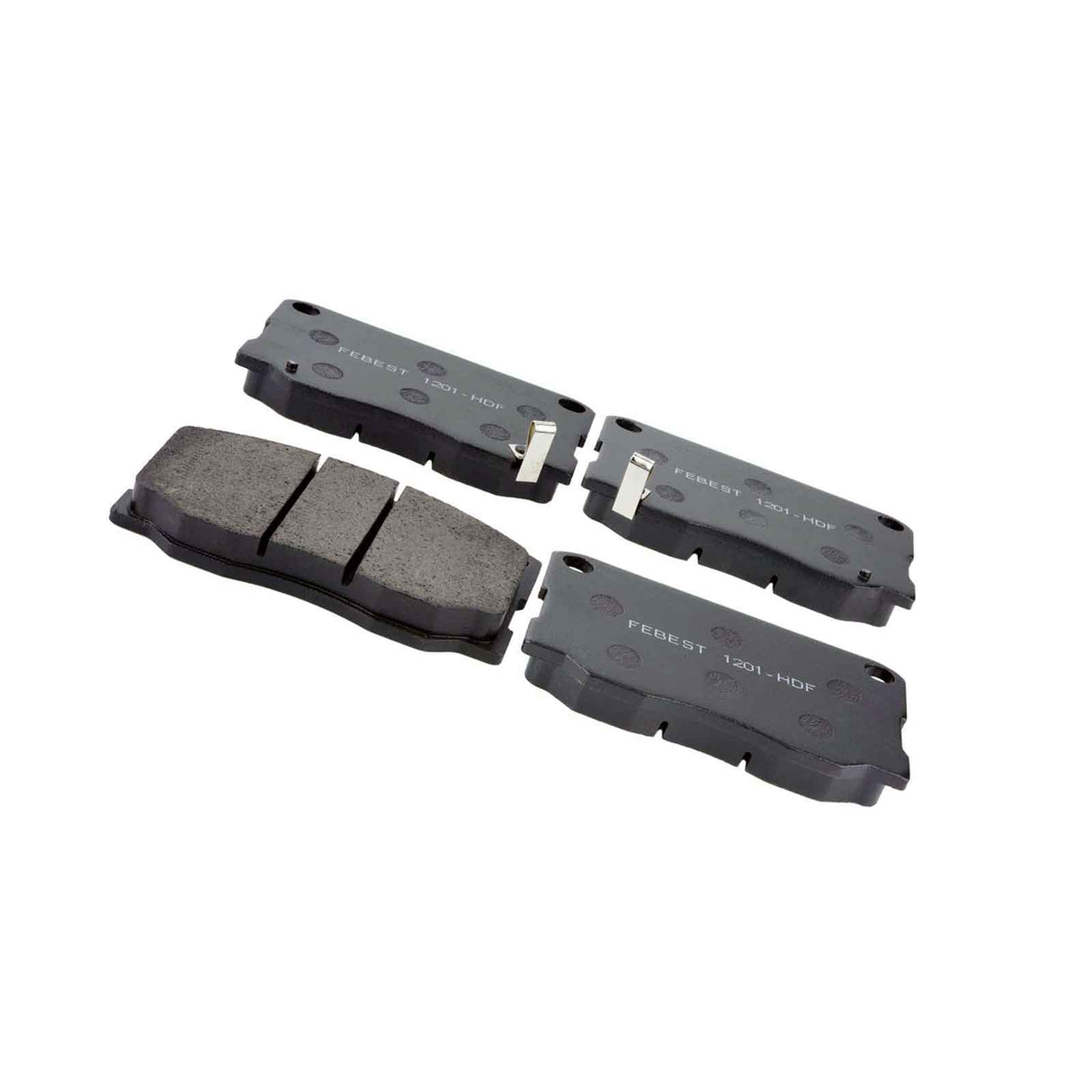 1201-HDF - PAD KIT, DISC BRAKE, FRONT Braking System, Brake Pads