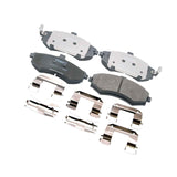 1201-LANF - PAD KIT, DISC BRAKE, FRONT - KIT (WITH ANTI SQUEAL SHIM, WITH BRACKETS) Braking System, Brake Pads