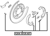 1204-SFER-KIT - BRAKE SHOE FITTING KIT