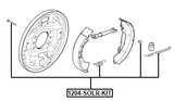 1204-SOLR-KIT - BRAKE SHOE FITTING KIT