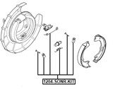 1204-SONR-KIT - BRAKE SHOE FITTING KIT
