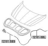 12101-SBL - CABLE ASSEMBLY HOOD LOCK CONTROL