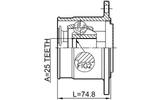 1211-TERD4RH - INNER CV JOINT RIGHT 25X110