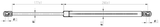 12117-007 - BOOT GAS STRUT L485/560N