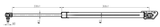 12117-018RH - TAILGATE GAS STRUT RIGHT (WITH BRACKET) L594/720N