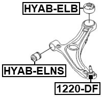 1220-DF - BALL JOINT FRONT LOWER ARM