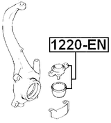 1220-EN - BALL JOINT FRONT STEERING KNUCKLE