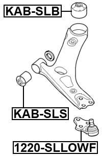 1220-SLLOWF - BALL JOINT FRONT LOWER ARM
