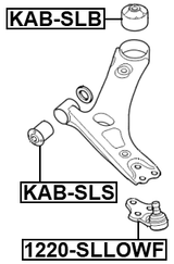 1220-SLLOWF - BALL JOINT FRONT LOWER ARM